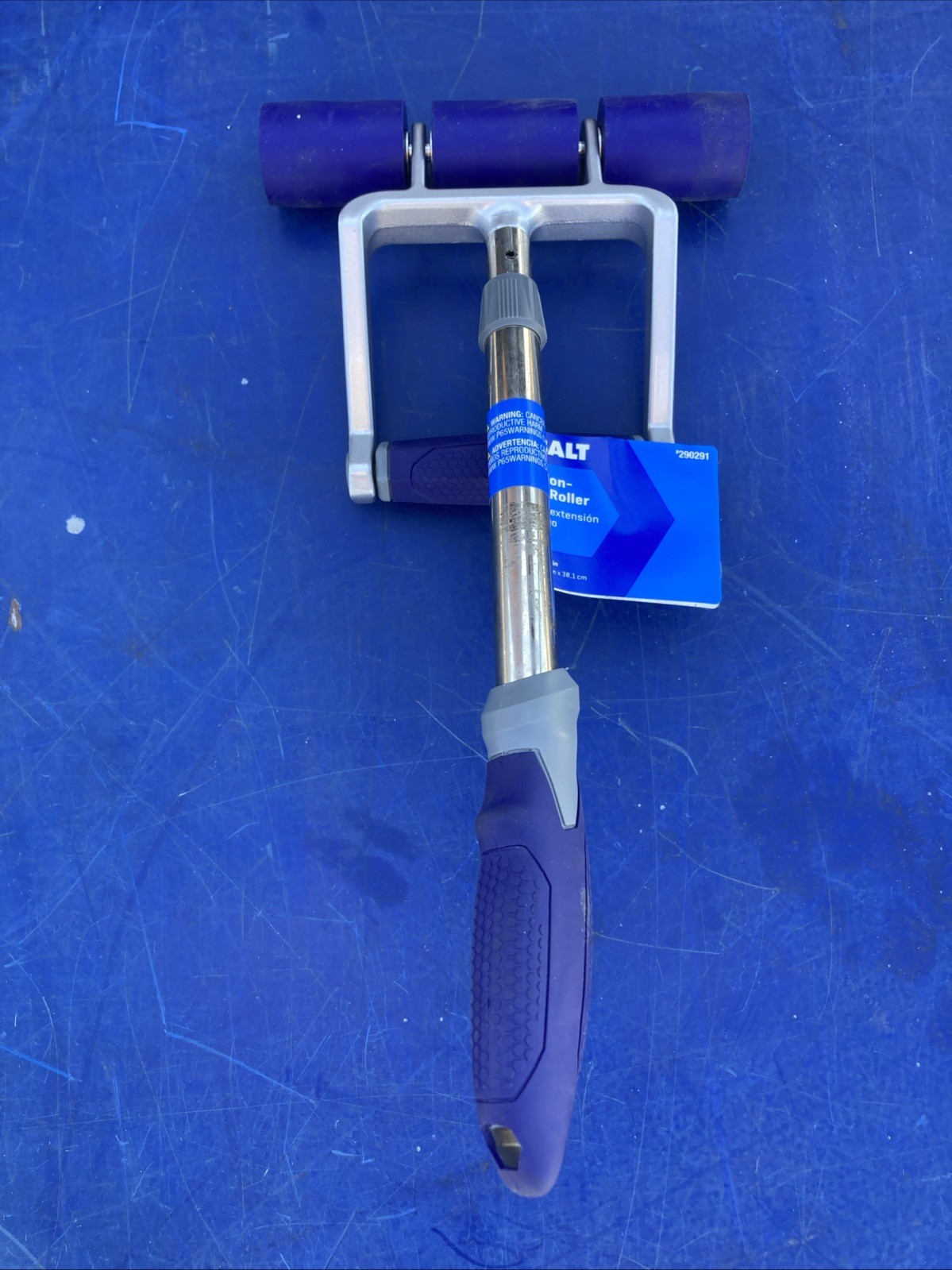 Kobalt Handle Roller 13″-18 1/4″ Extension Blue Silver Brand New