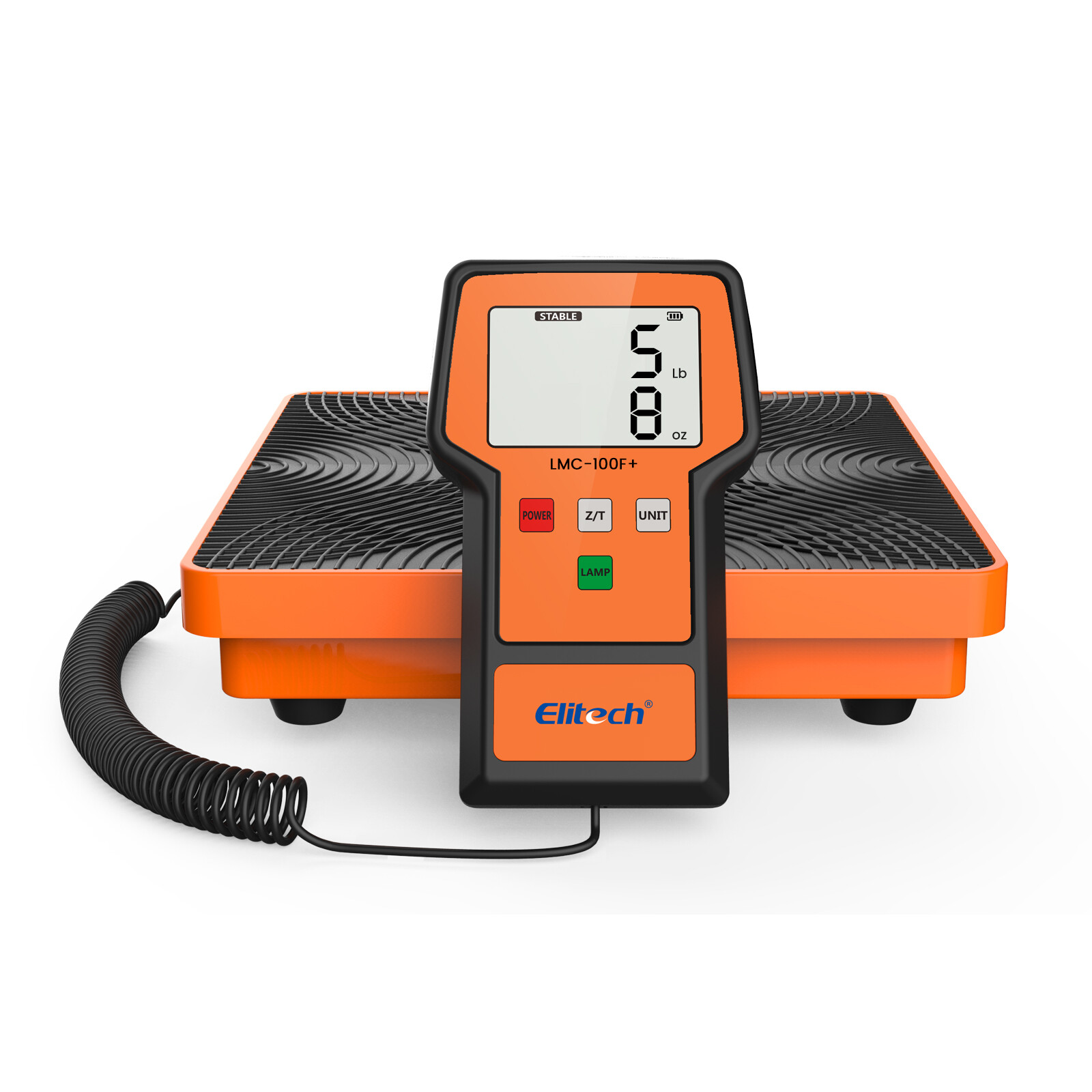 Elitech Digital Refrigerant Charging Weight Scale HVAC Scale 110Lbs LMC-100F+