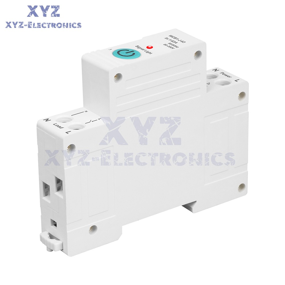 TUYA WIFI Smart Circuit Breaker 63A 220V Switch Metering Overcurrent Protection