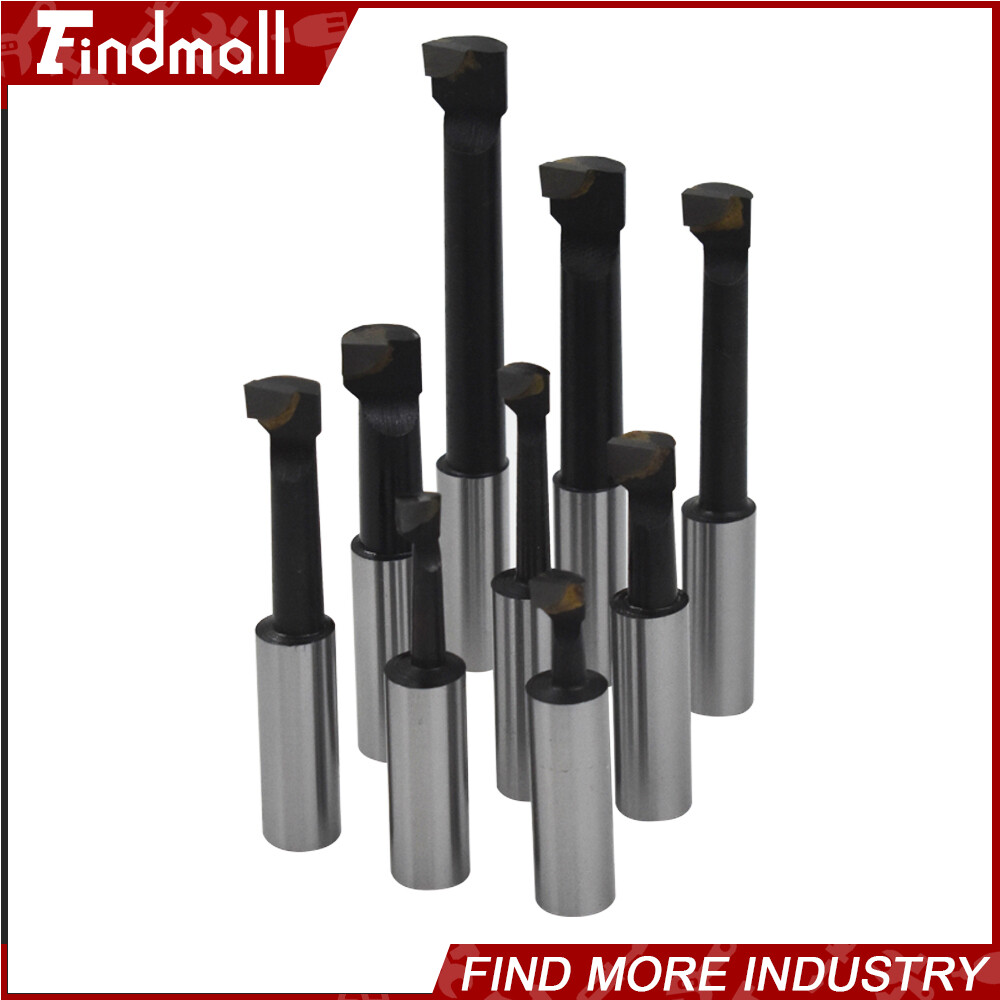 9 PCS 1/2″ BORING BAR SET CARBIDE TIPPED BARS 1/2″ SHANK LATHE TOOL
