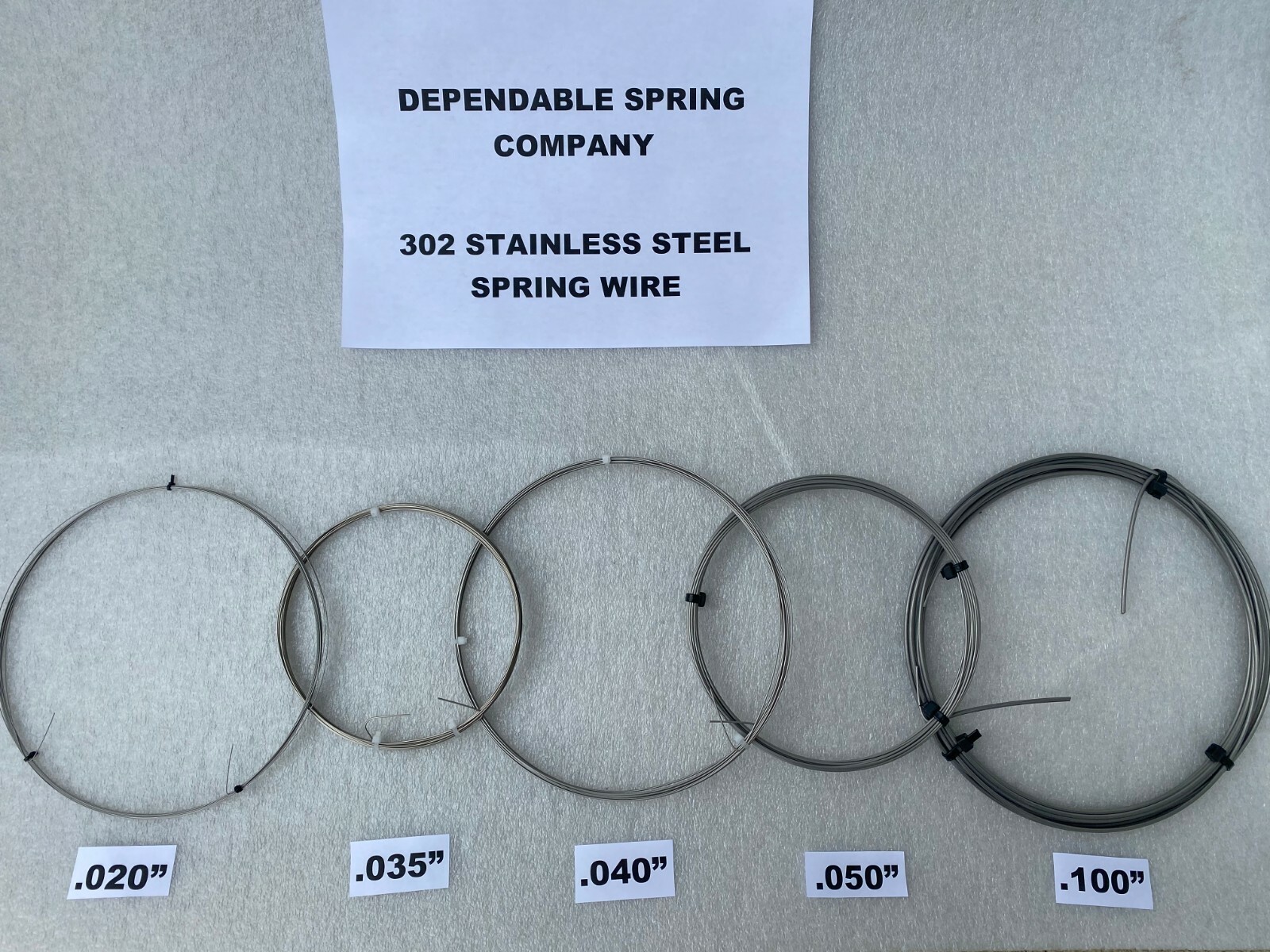 SIZE .050″ / 16 gauge 302 STAINLESS STEEL WIRE 25 FEET HIGH QUALITY SS WIRE