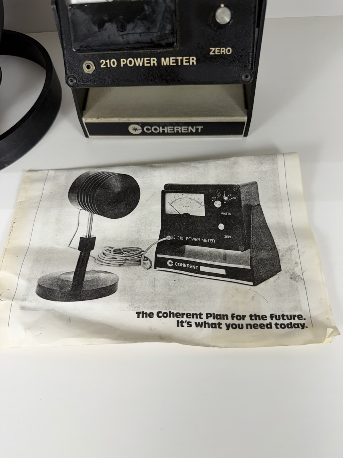 Coherent 210 Laser Power Meter With Original Brochure / Manual OEM