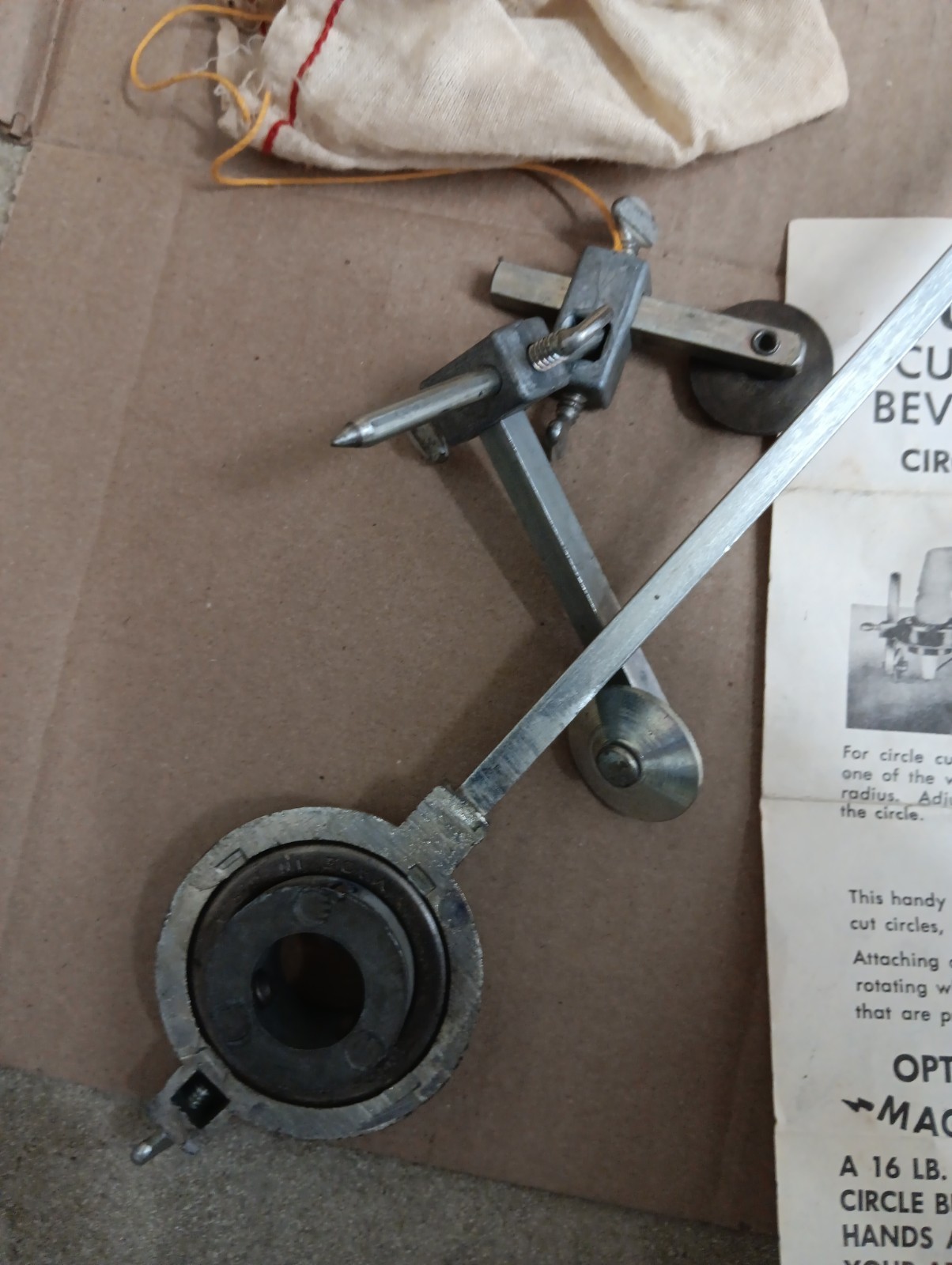 Lenco Universal Circle Burner Vtg Model Cb-20 With Box Manual Acetelyn Torch
