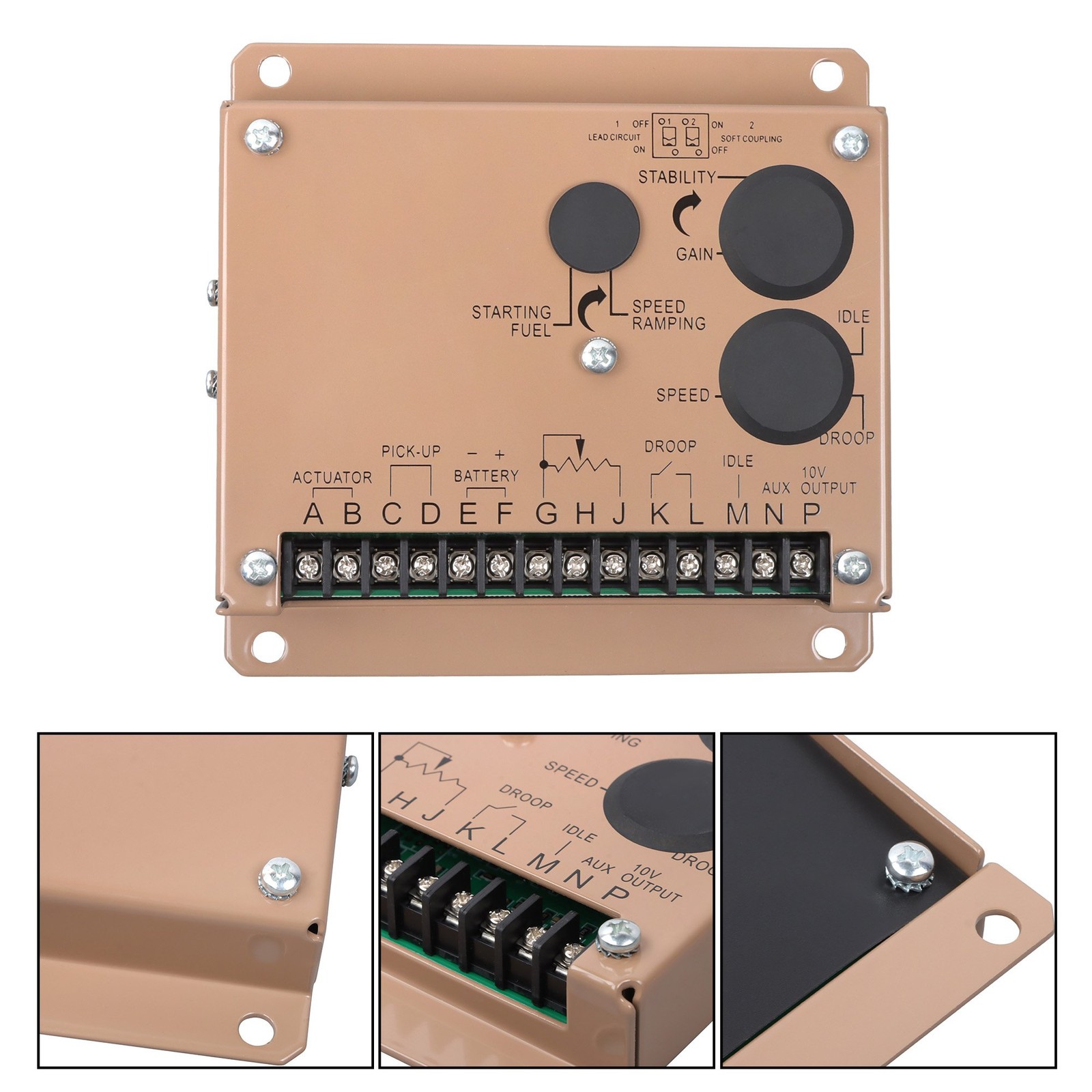 ADC225-12V Actuator + Governor ESD5500E + Magnetic Pickup Sensor MPU 3034572