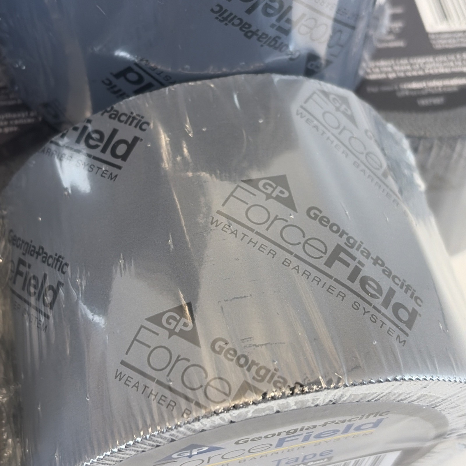 Georgia-Pacific 8pc ForceField Seam Tape 3″ x 180′ Weather Barrier Tape 1365980