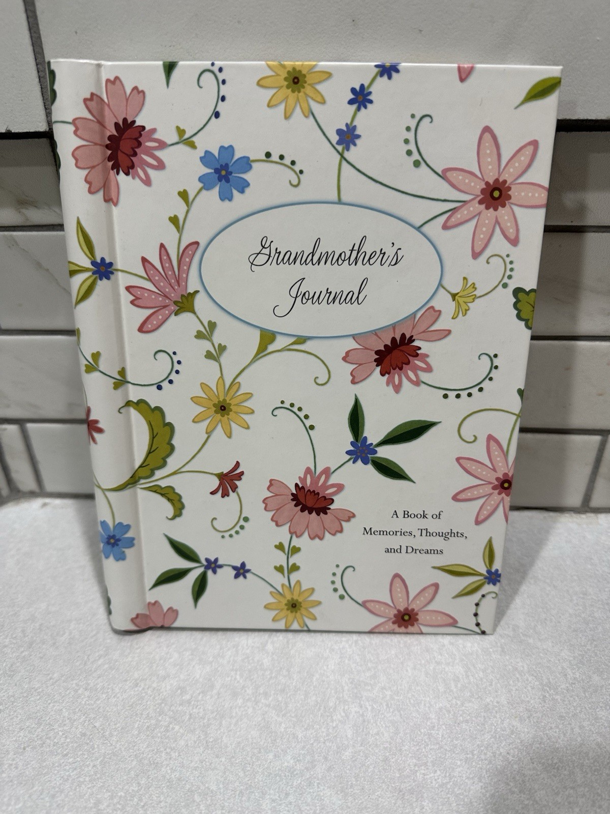 Grandmother’s Journal Book by Hallmark Memories Thoughts & Dreams- New
