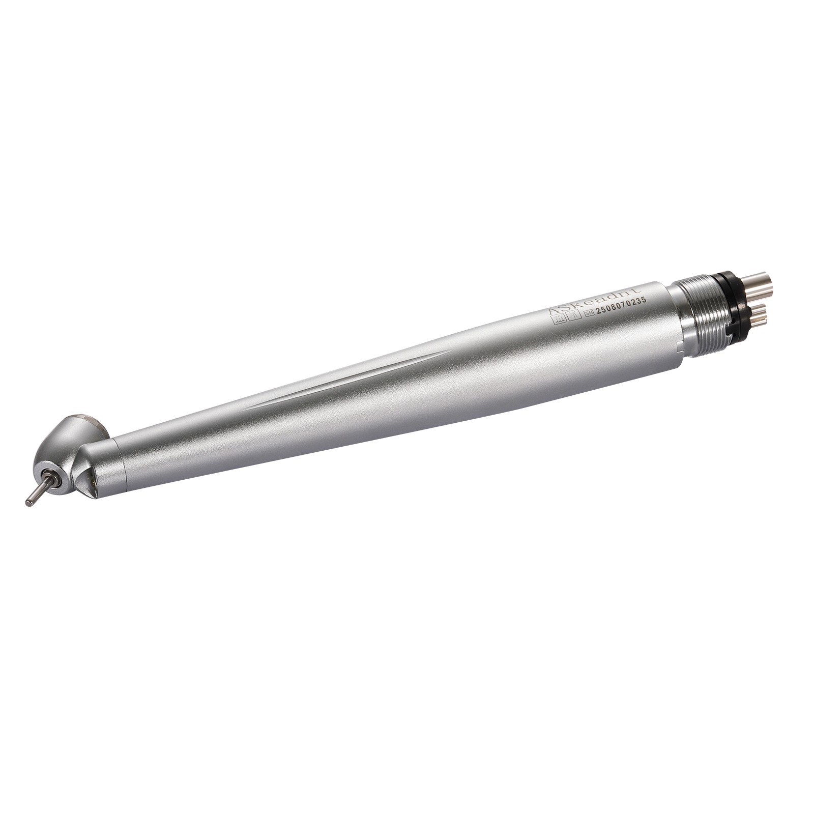 LED Dental Surgical Handpiece 45 Degree High Speed Turbine 4 Hole Rare Exhaust