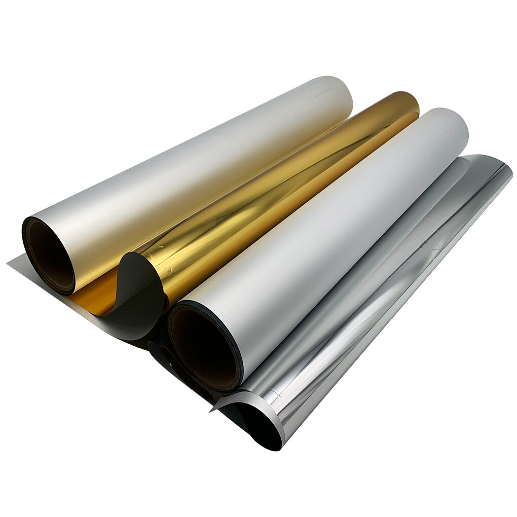 US Stock 13in x 16.4ft Gold DTF Transfer Foil Film Roll Cold Peel for Tshirts