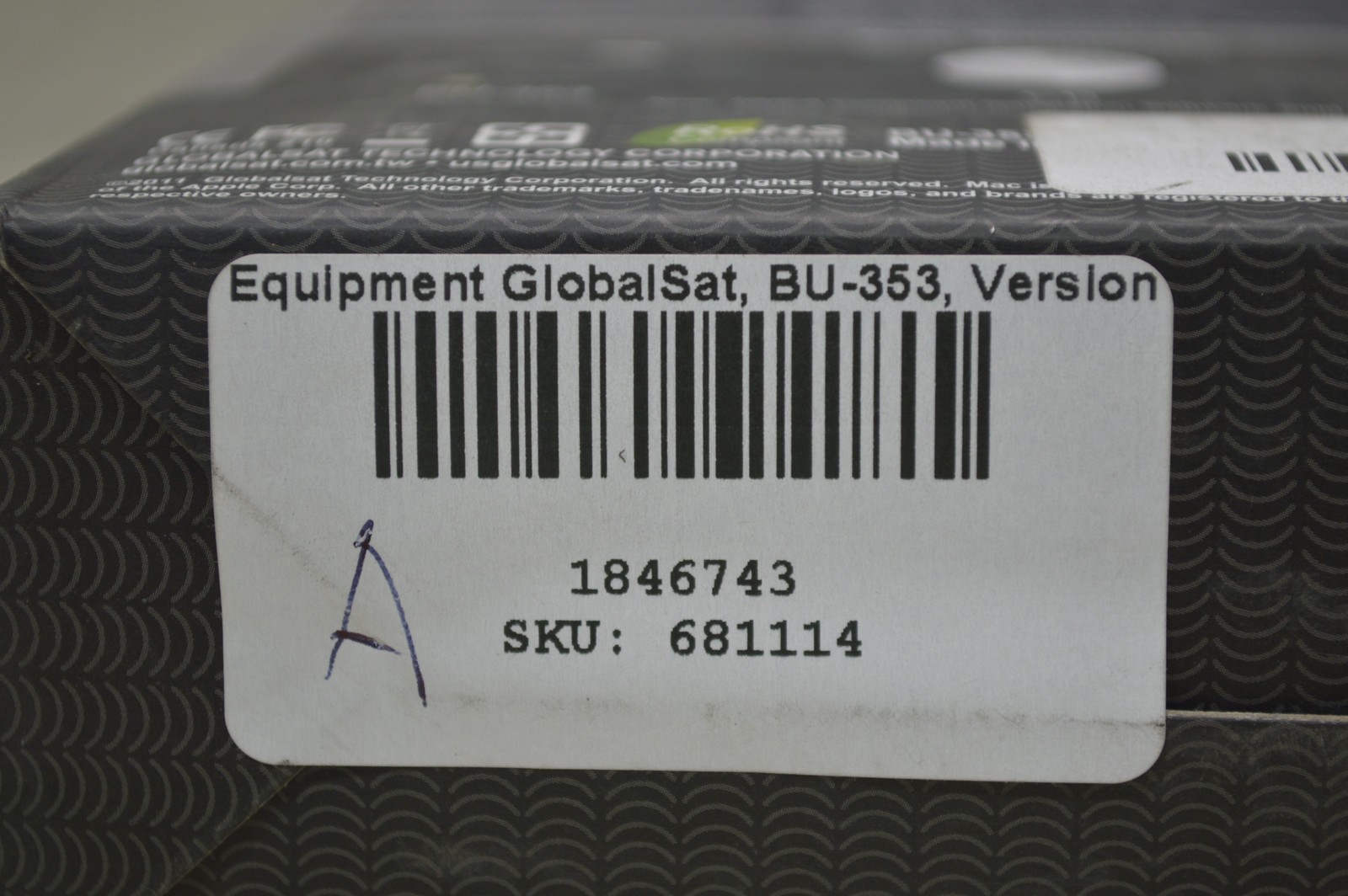 GlobalSat BU-353 Version 3.2.4 GPS Receiver New In Box