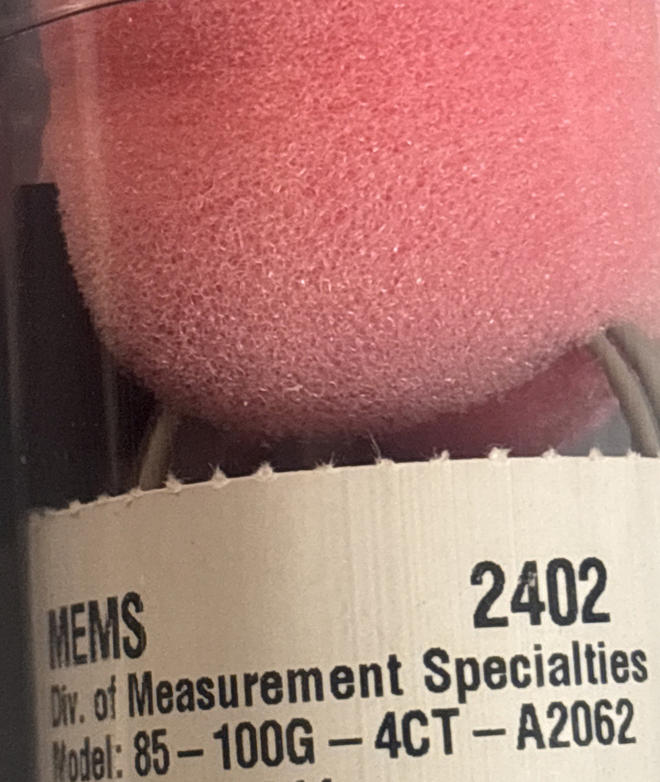 TE Connectivity Measurement Specialties 85-100G-4CT-A2062 Sensor Pressure Gauge