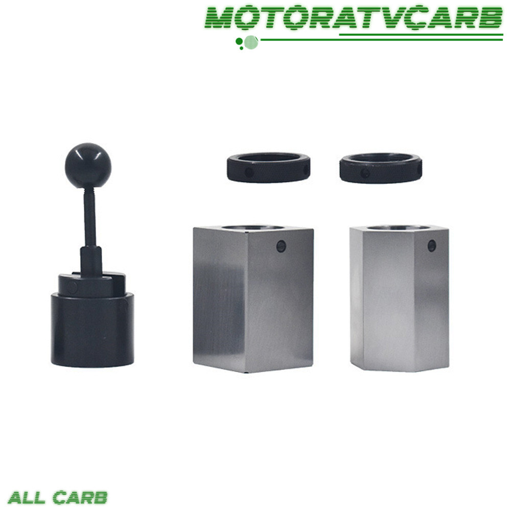 ALL-CARB 5C Collet Block Set- Square Hex Rings & Collet Closer Holder For Lathe