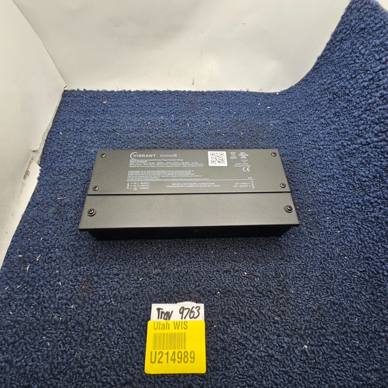 Control4 C4-PS24-96 Vibrant 24V Power Supply, 100-277VAC Input, 24VDC Output