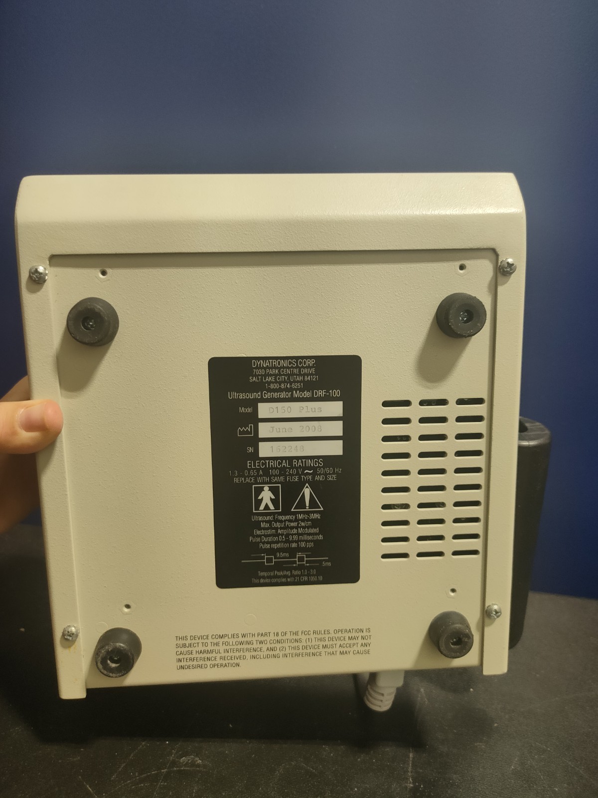 Dynatronics Dynatron 150 Plus Therapy Ultrasound