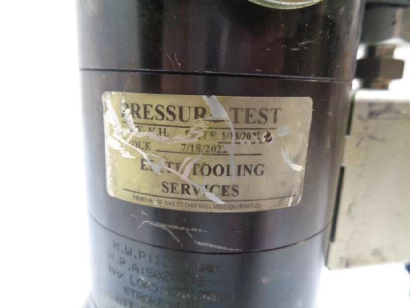 DAMAGED ATLAS COPCO 8434220064 WTB M36 TENSIONER 10MM STROKE 678.25 TON 10″ R10