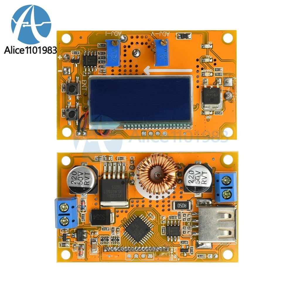 DC-DC 8V-36V to 1.25V-32V 4.2A DC Adjustable LCD Display Step-Down Power Module