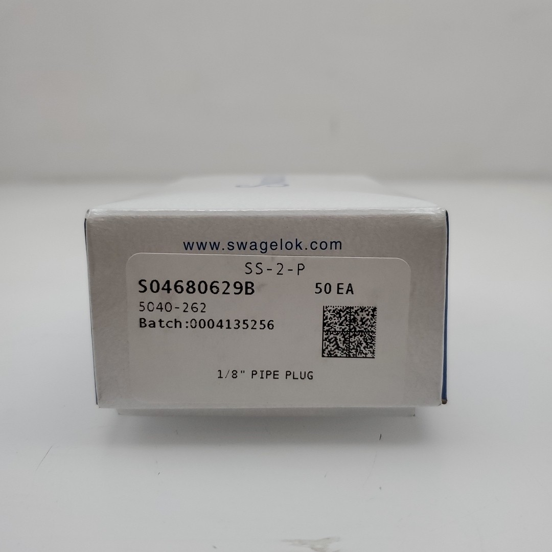 (Lot of 50) SS-2-P Swagelok 1/8″ Pipe Plug