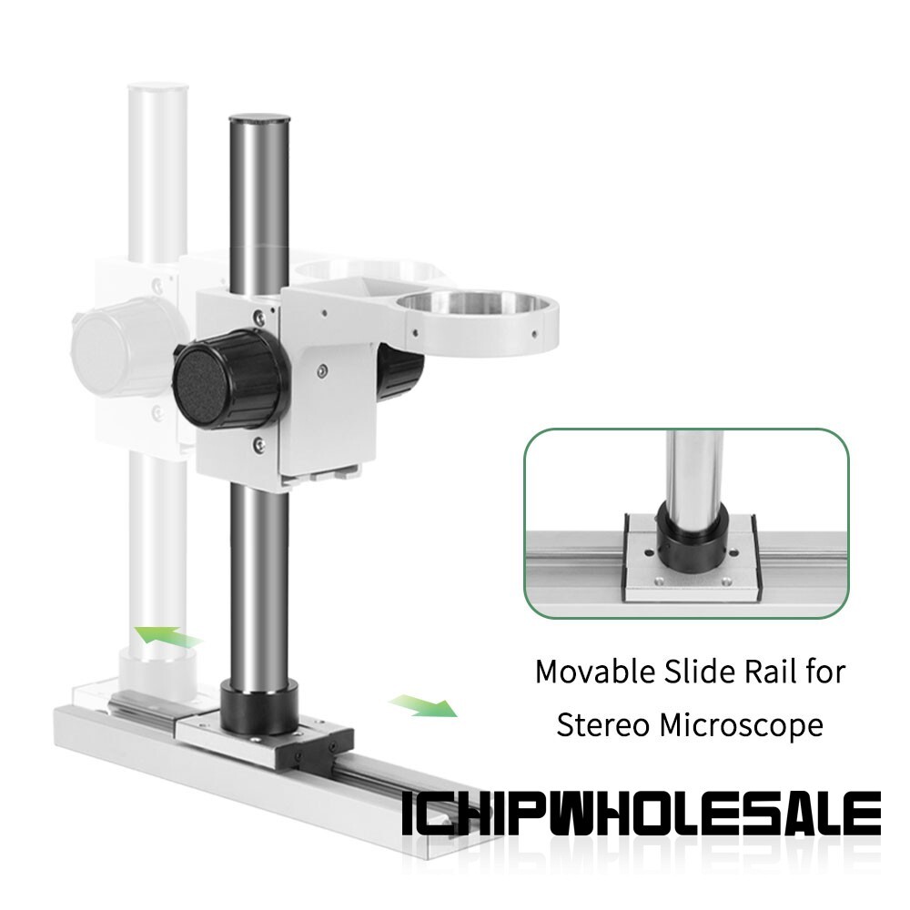 HY-5100-HG7045 7-50X Slide-rail Base Microscope Camera Stereo Trinocular Lens