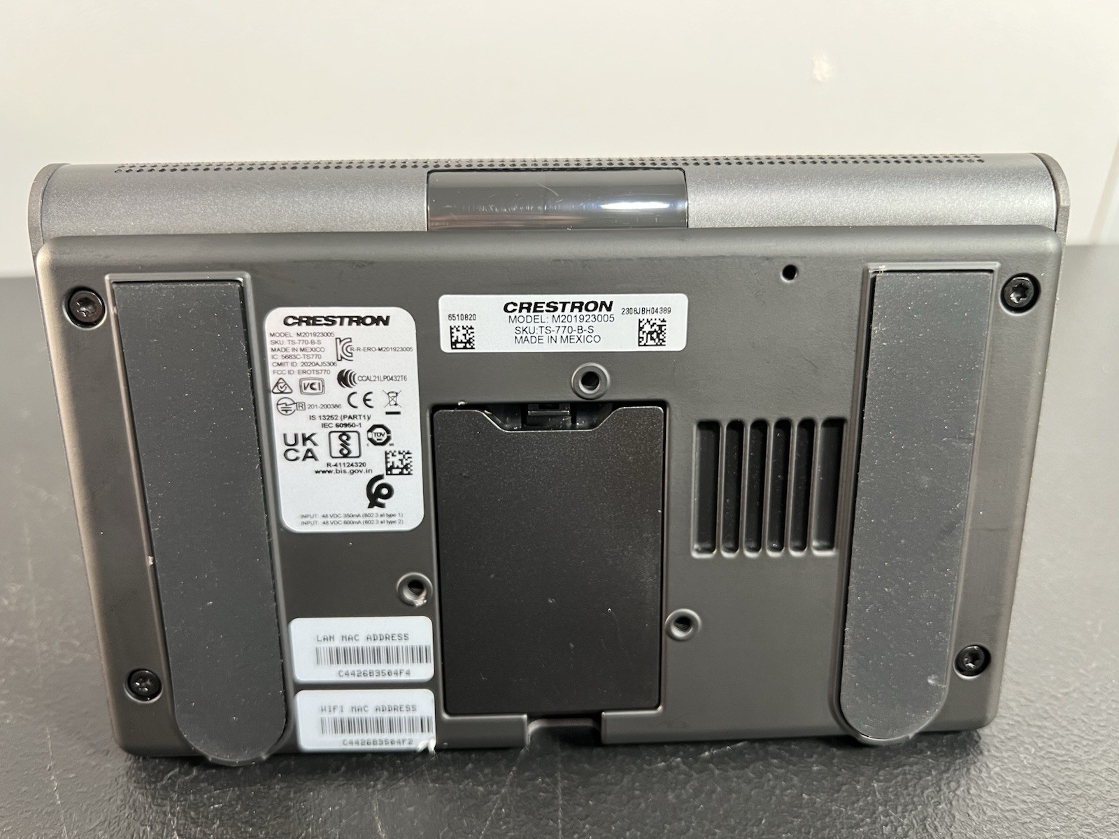 NEW Crestron TS-770-B-S 7″ Touch Screen Panel model M201923005 (New Without Box)