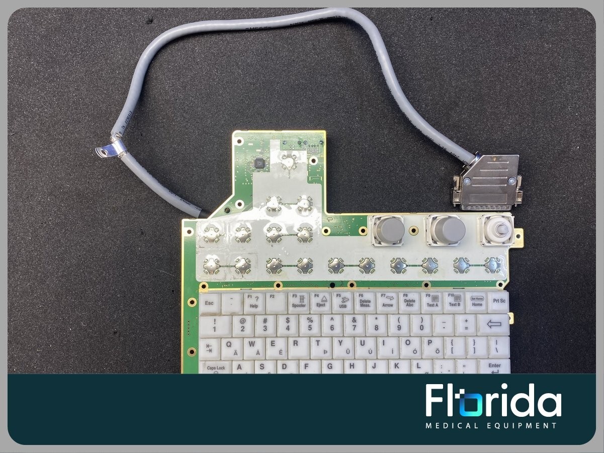 GE VOLUSON E8 ALPHANUMERIC KB PCB 4703190201 MLB MAIN PCB AND LEFT PN: KTI302962