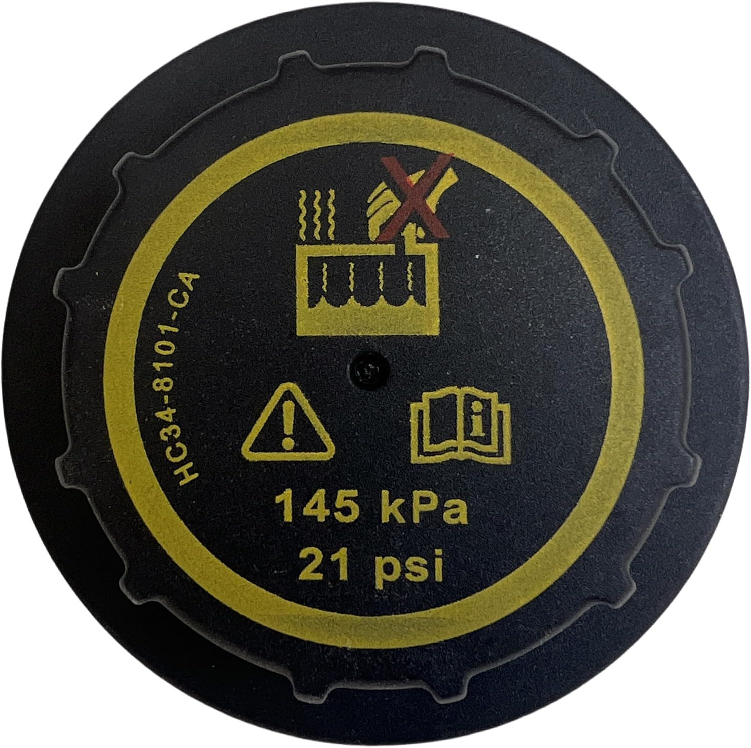 Coolant Reservoir Cap Compatible with F250 F350 F450 F550 (2015-2019) 145KPa(21p
