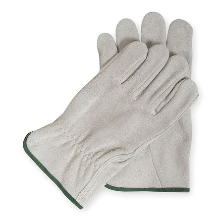 Condor 5Pe81 Leather Drivers Gloves, Cowhide, Shirred Slip-On, Straight Thumb,