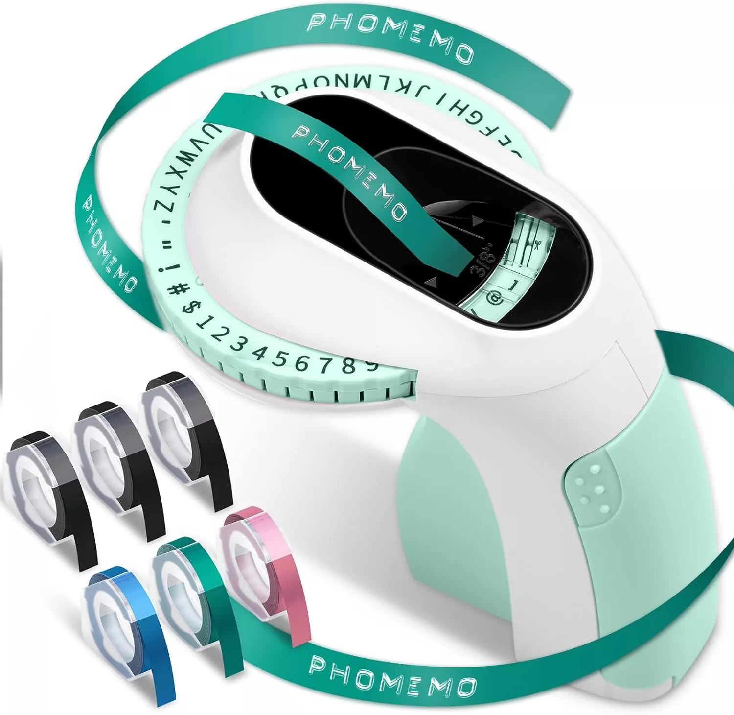 Phomemo Embossing Label Maker with 6 DYMO Label Tapes | Organizer Xpress