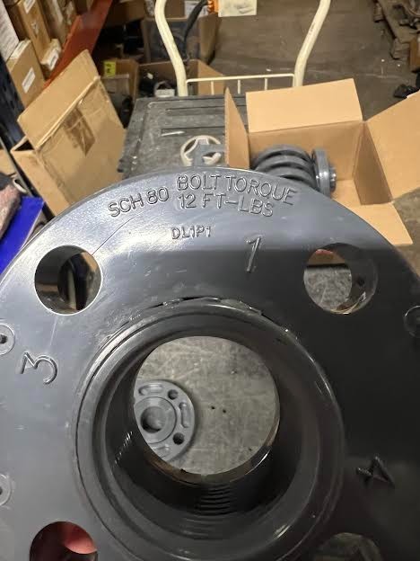 Lot of 9 Spears 854-012 1-1/4″ PVC Van Stone Flange SOC CL150 150PSI New