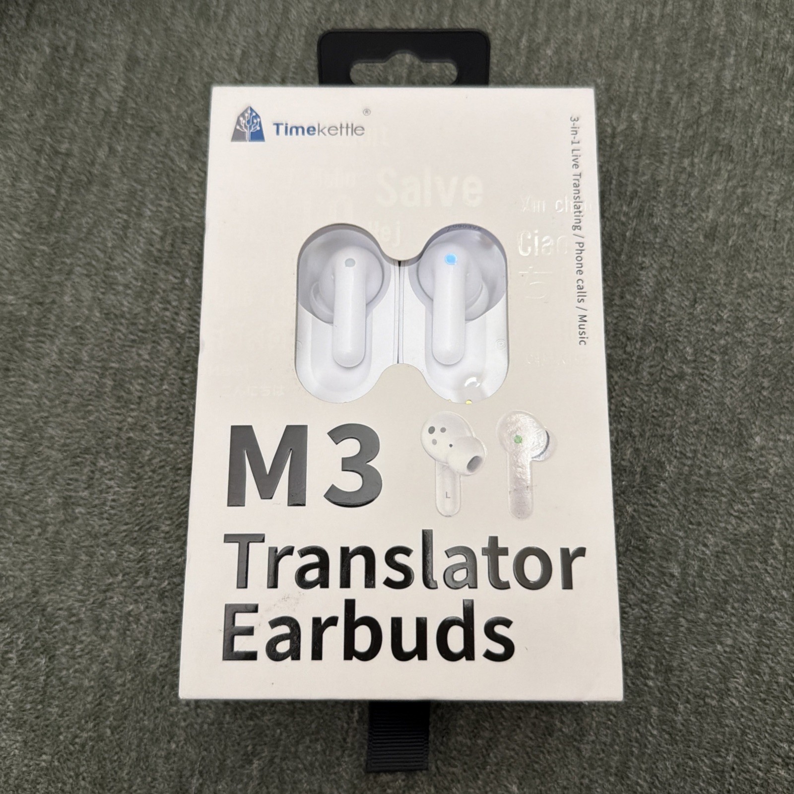 Timekettle M3 Language Translator Earbuds, Two-Way Translator Device with APP.
