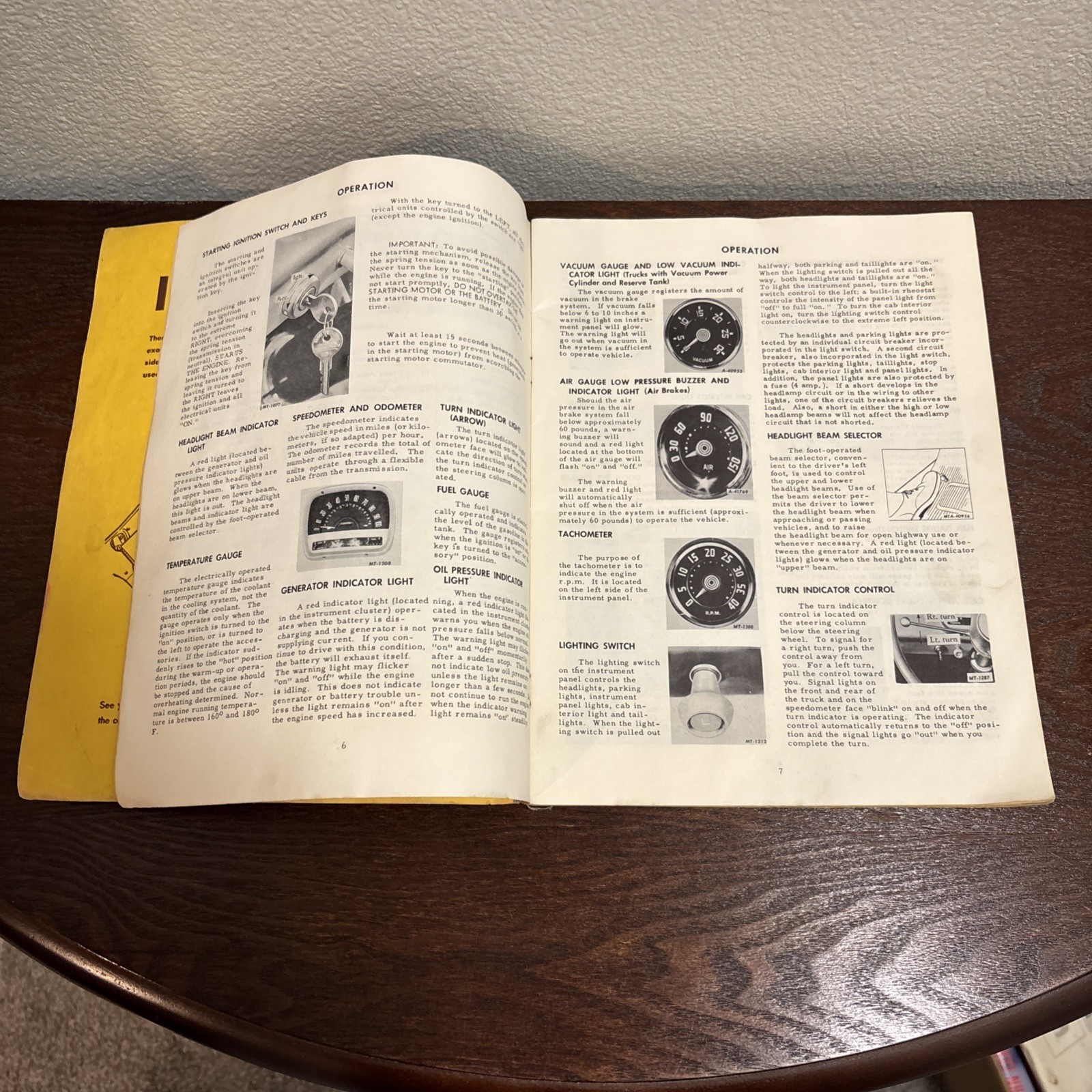 1957 International Harvester Motor Trucks Operators Manual. A-100 ACF-170 AC-170