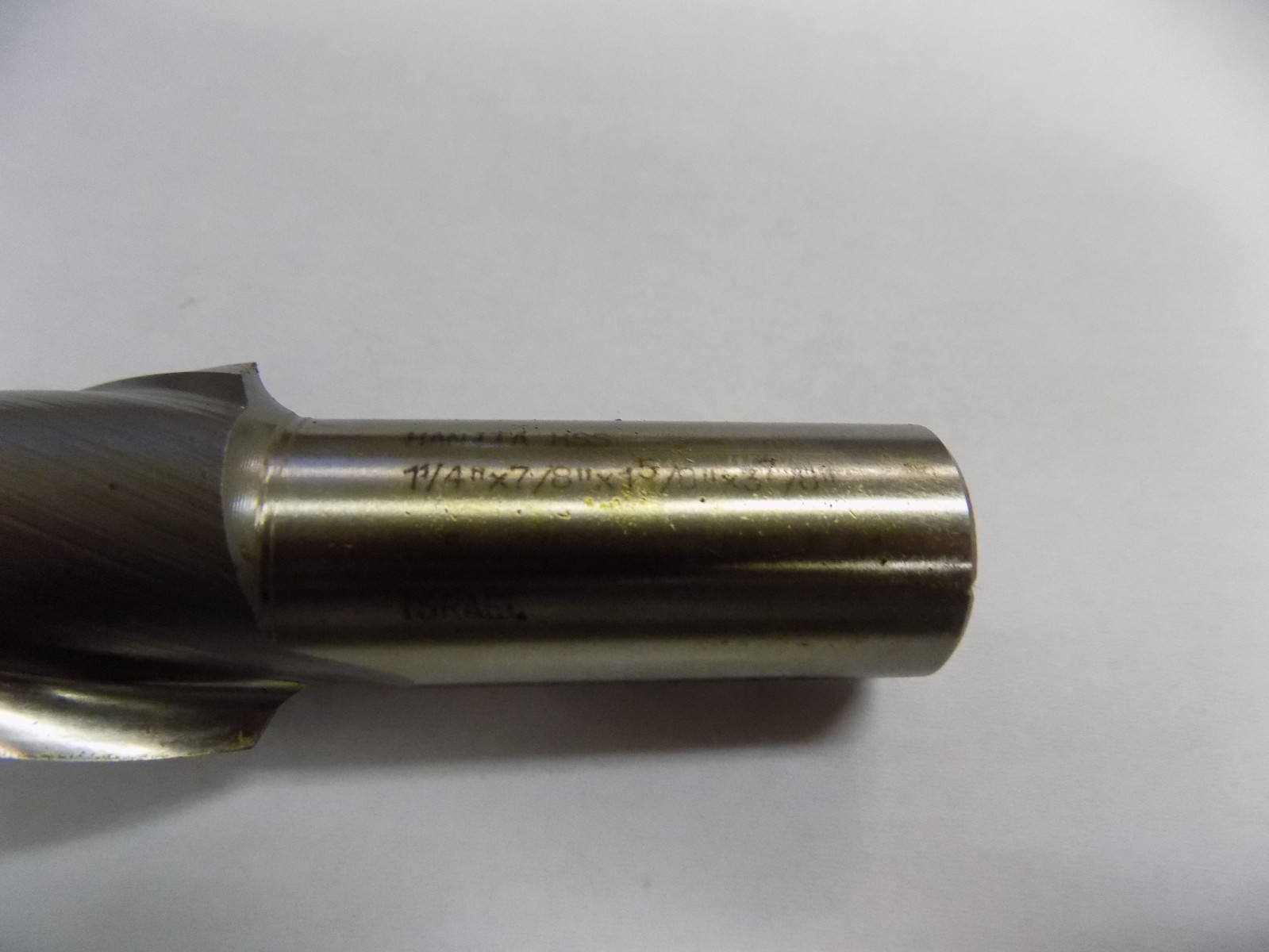 Hanita End Mill 1-1/4" x 7/8" x 1-5/8" x 3-7/8" HSS 2-Flutes