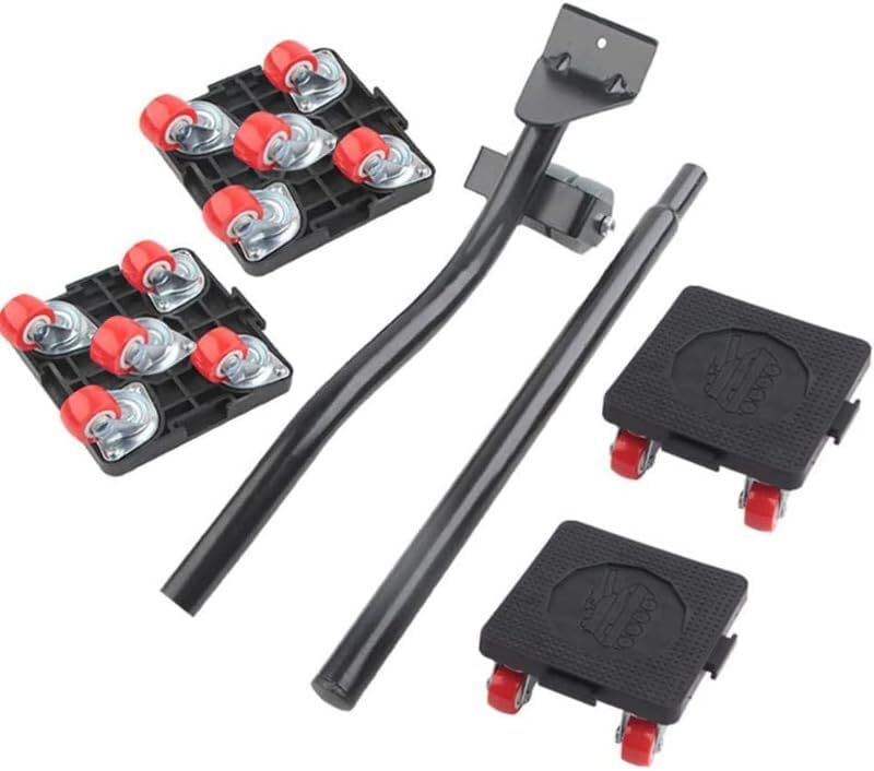 Heavy Furniture Mover Dolly Set with Lifter 5-Wheel Furniture Moving Tools US