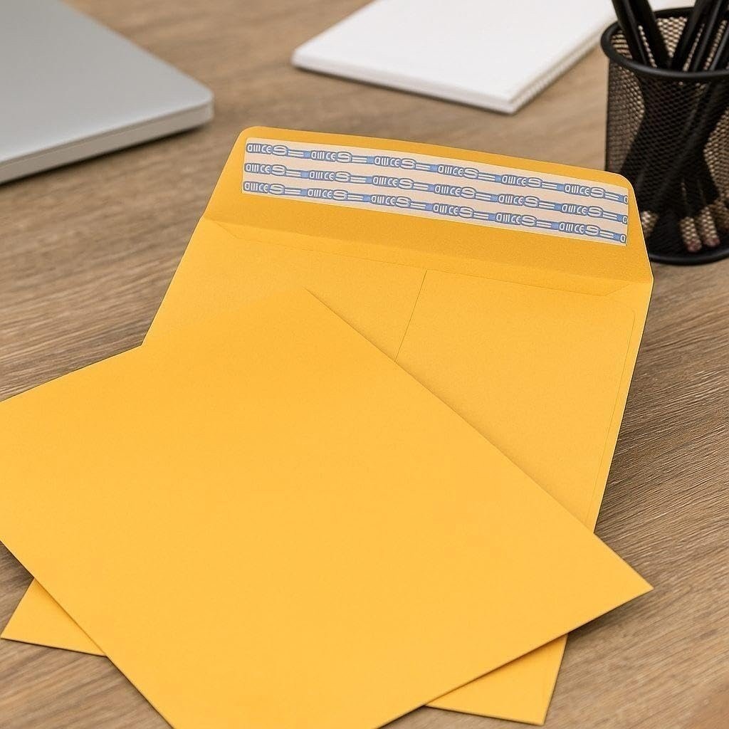 25 – Pack 6″x9″ Kraft Catalog Mailing Envelopes Mailers Peel Self Seal
