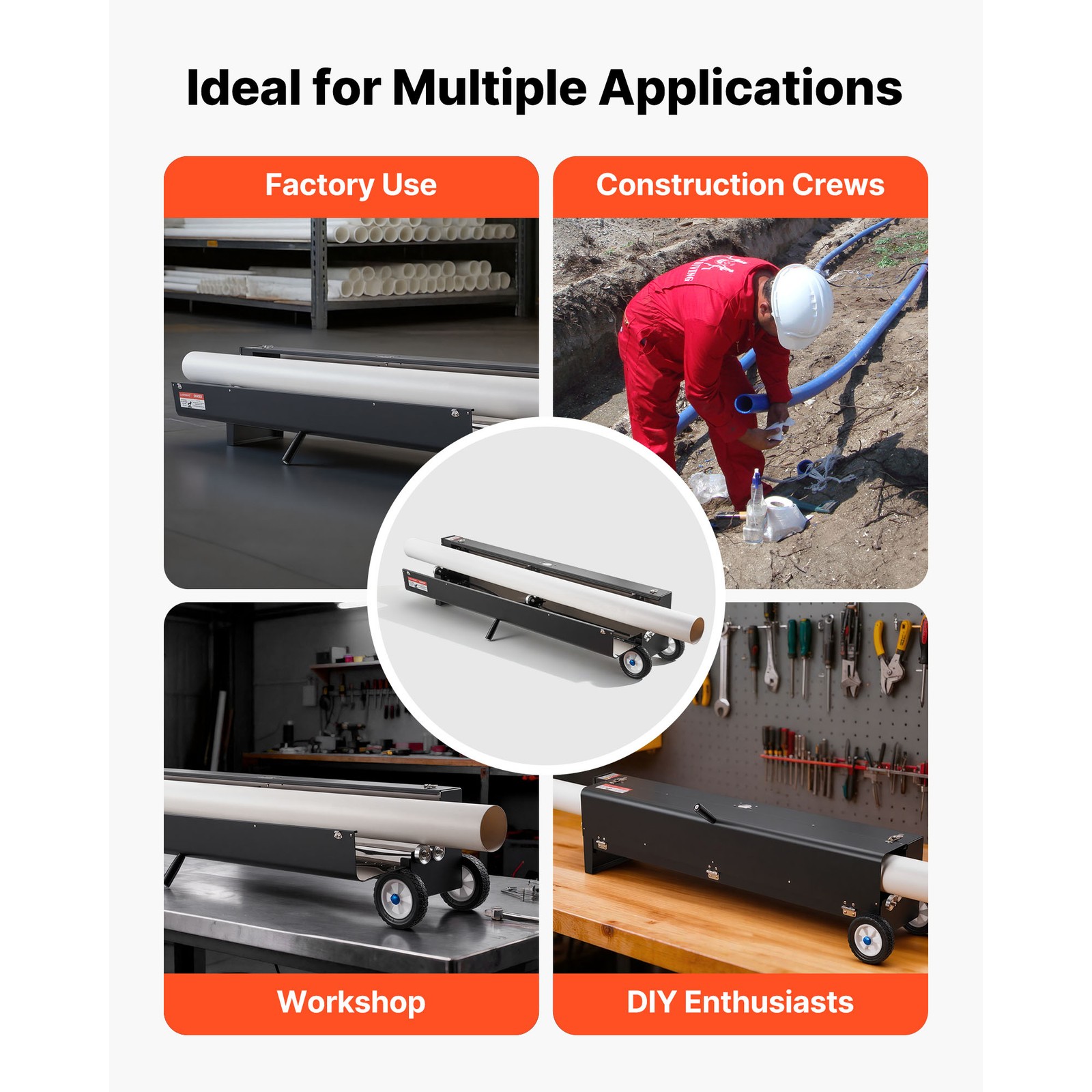 Uimoso 1/2″ – 4″ Electric PVC Conduit Heater Bender for Pipe Bending 2200W Power