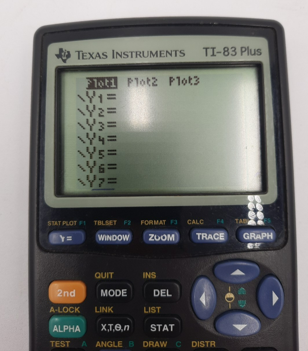 Texas Instruments Calculator TI-83 Plus Graphing T1-83 with Cover Tested Works