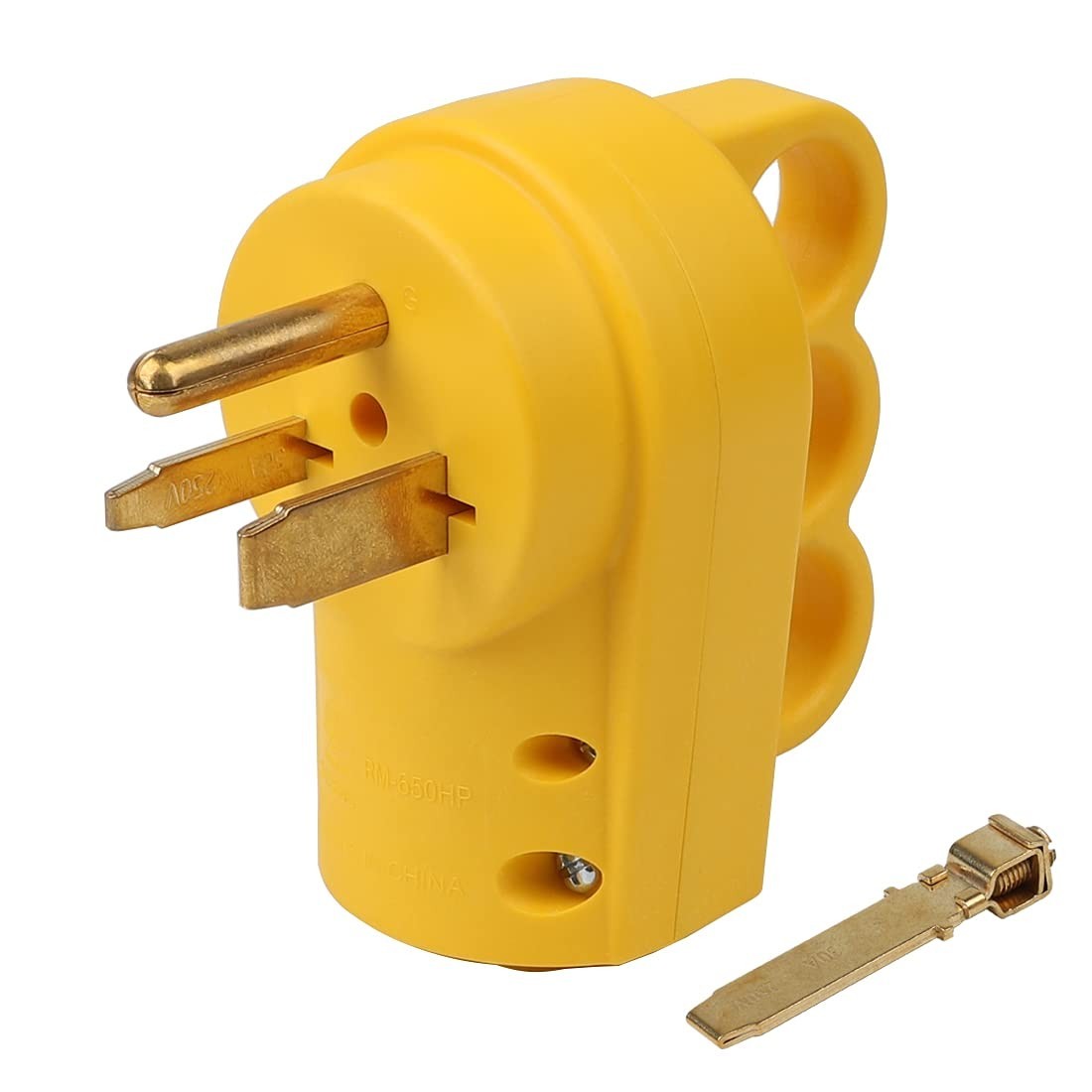 50 Amp Welder Male and Female Plug Kit, NEMA 6-50P/6-30P & 6-50R RV Replacement