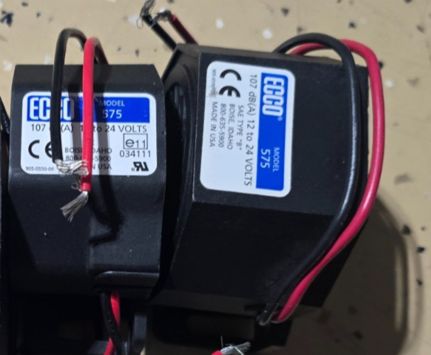 Ecco Backup Reverse Alarm Model 575 107dB 12 to 24 Volts DC-Free Shipping 2 avai
