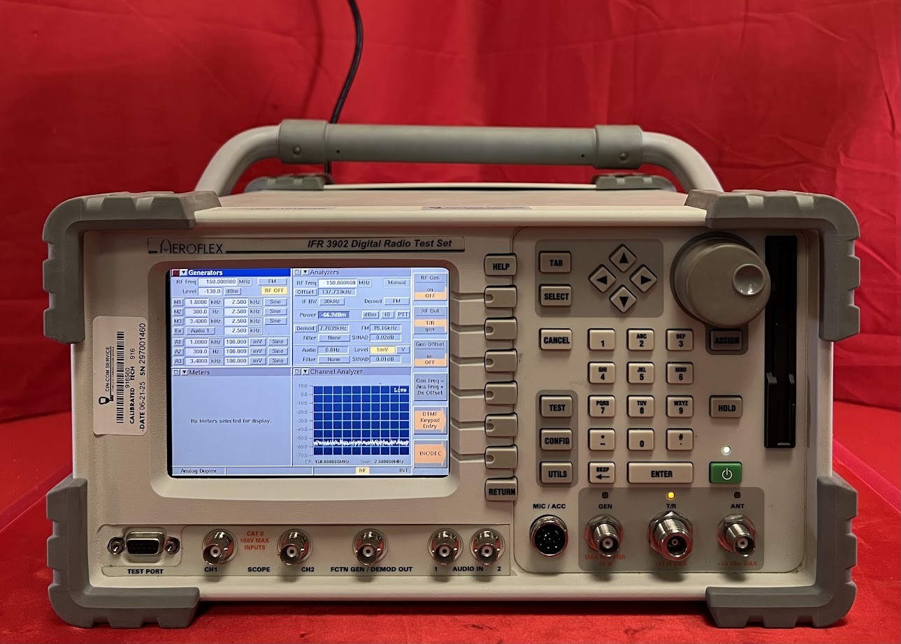 Aeroflex 3902 Analog and Digital Radio Test Platform