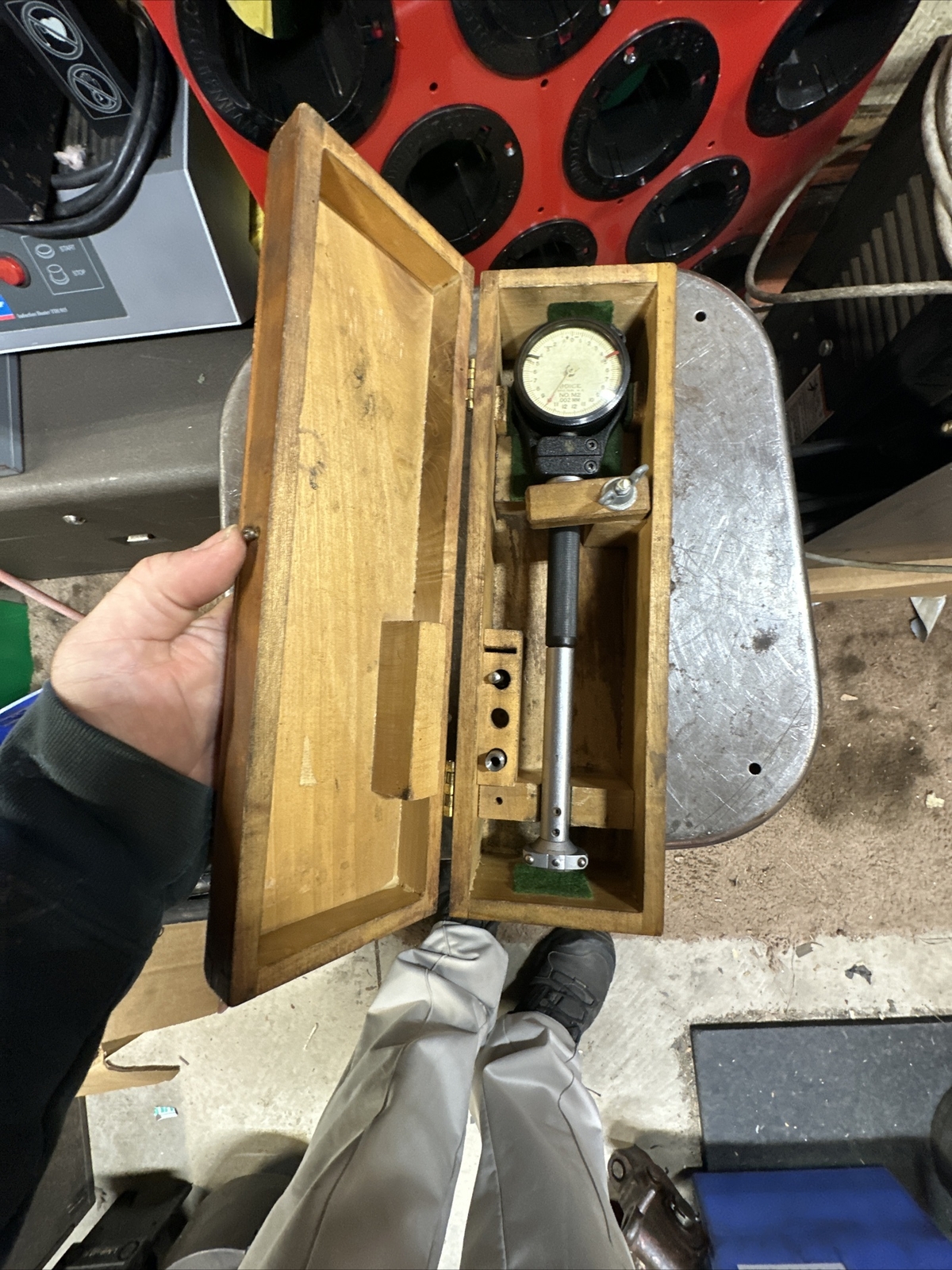 Boice No.4 Dial Bore Gage .02mm Machinist Tool Maker Box Find