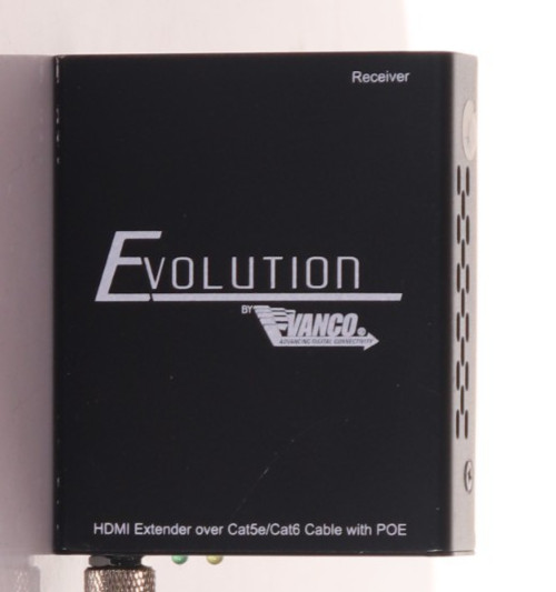 Vanco Evolution EVEX2006 HDMI Extender Receiver Over Cat5e/Cat6 POE w/ AC Adapte