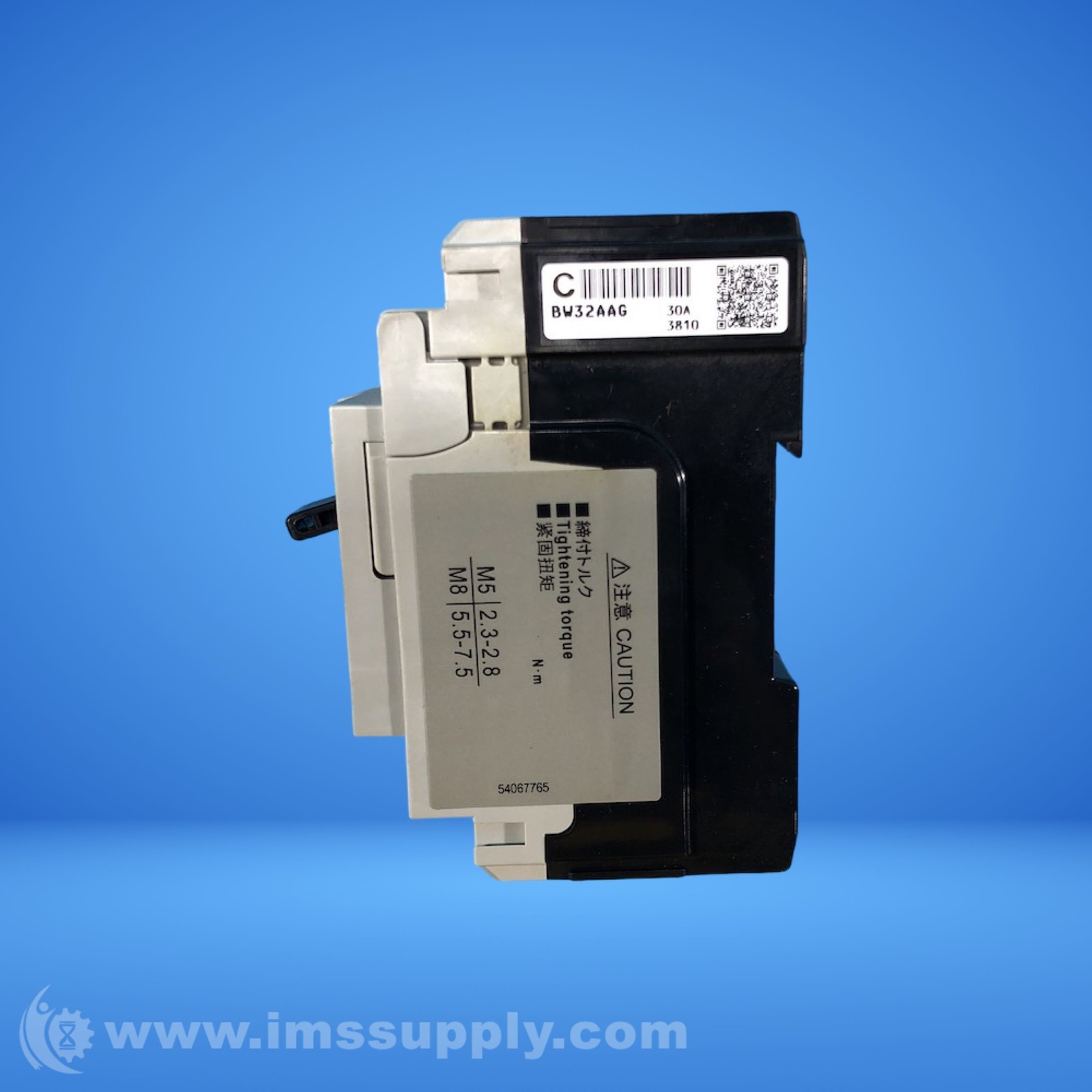 Fuji BW32AAG-2P030 Hydraulic Magnet Circuit Breaker, 2 Pole, 30A FNOB