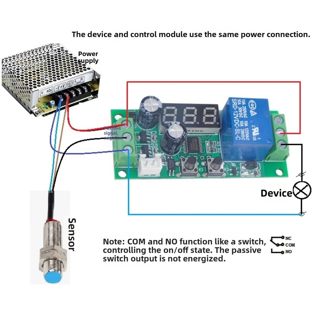 5V 12V 24V Time Delay Relay PCB Based Adjustable 0.01-999 Minute Delay