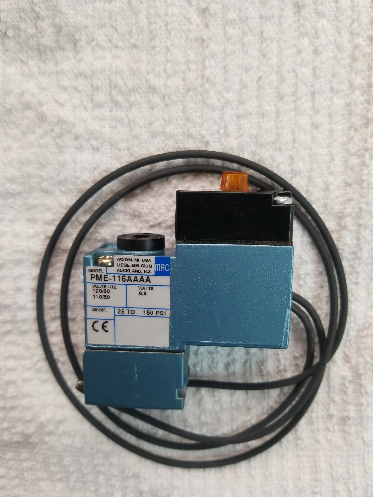 NEW MAC PME-116AAAA Solenoid Valve 120 volts