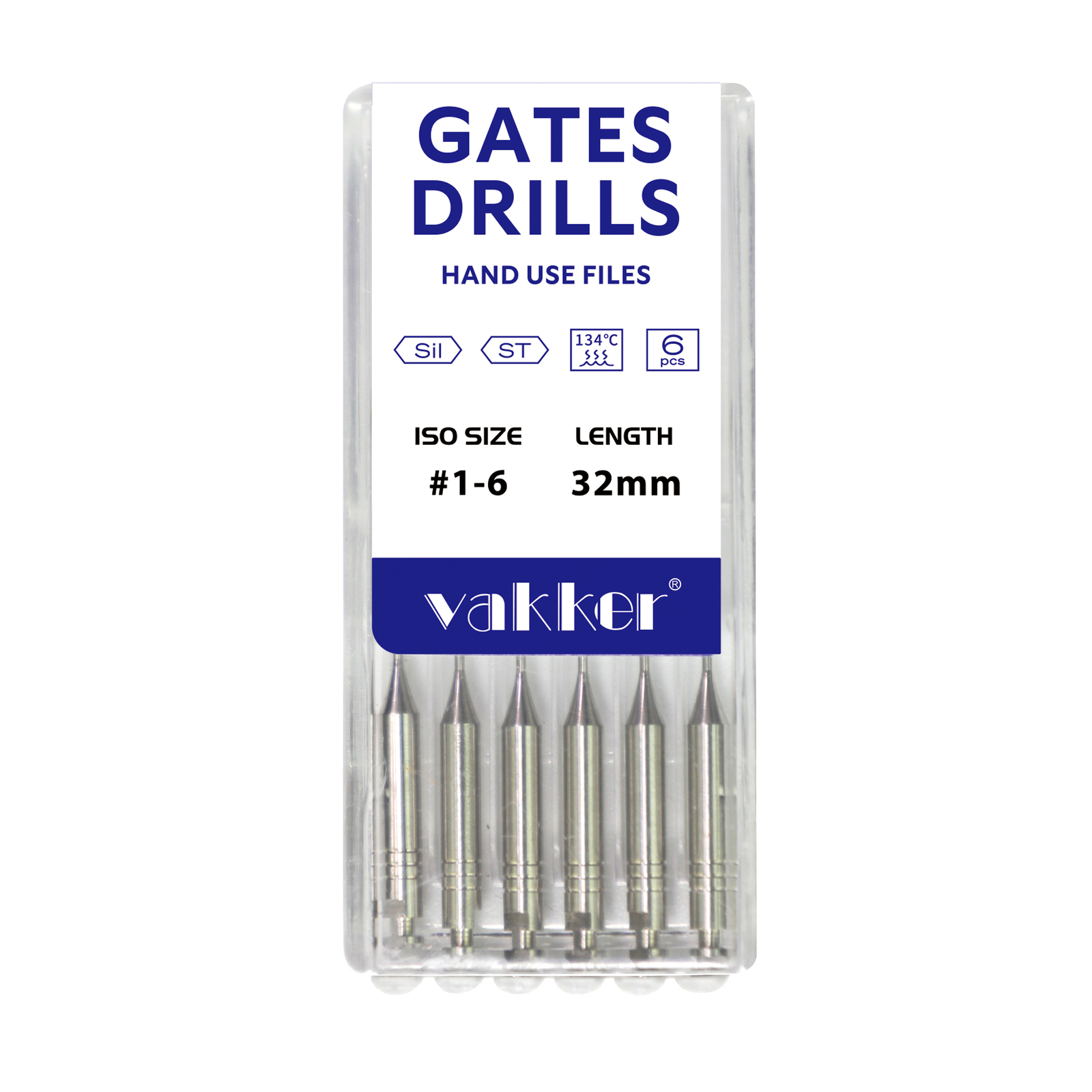 Vakker Dental Gates Glidden Drills Peeso Reamers Drills Hand Use Endo Files