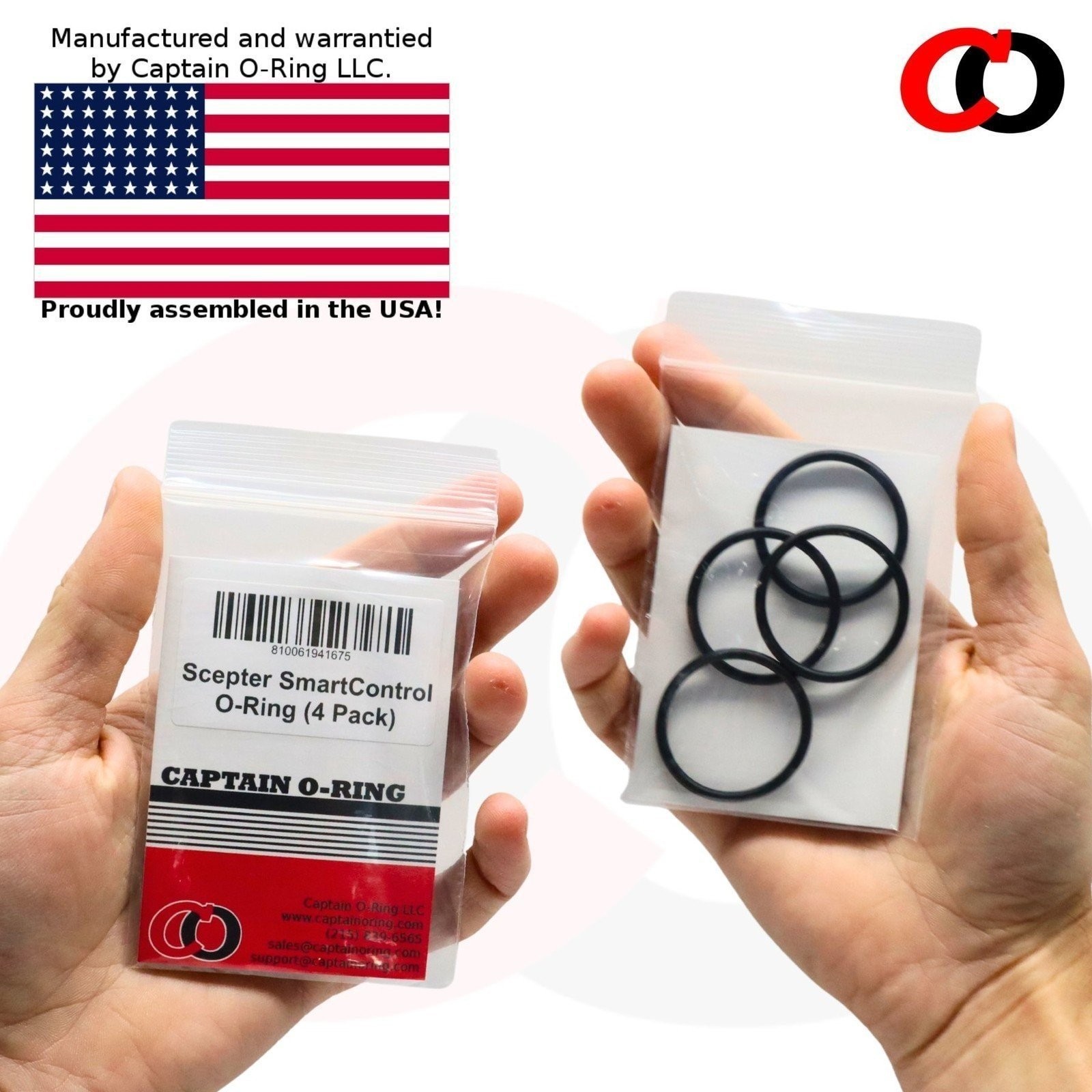 Captain O-Ring – O-Rings for Scepter SmartControl Gas Can Spout (4 Pack)