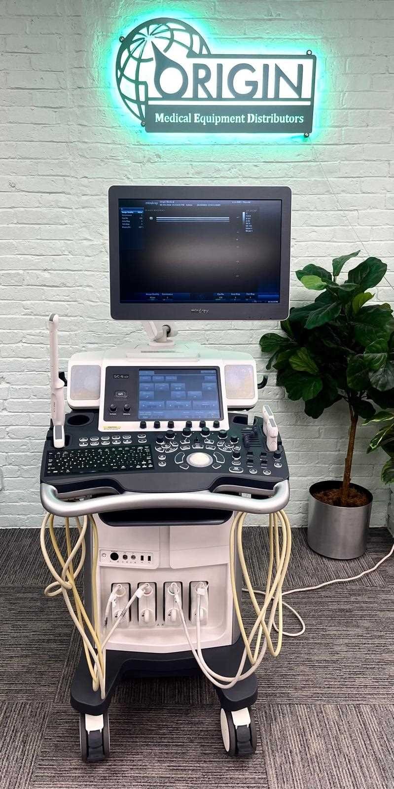 Mindray DC-8 EXP Ultrasound System w/ 2 Transducers