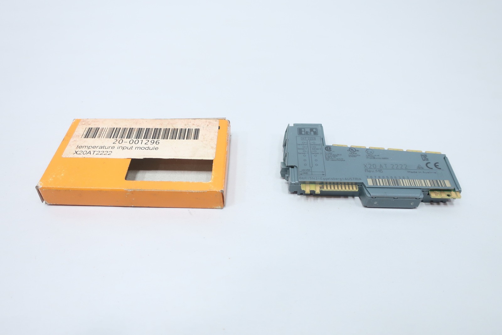 B&r X20 AT 2222 Temperature Input Module 24v-dc
