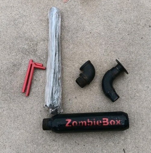 Large Zombiebox Noise Reduction Generator Box With Zpipe and Mat