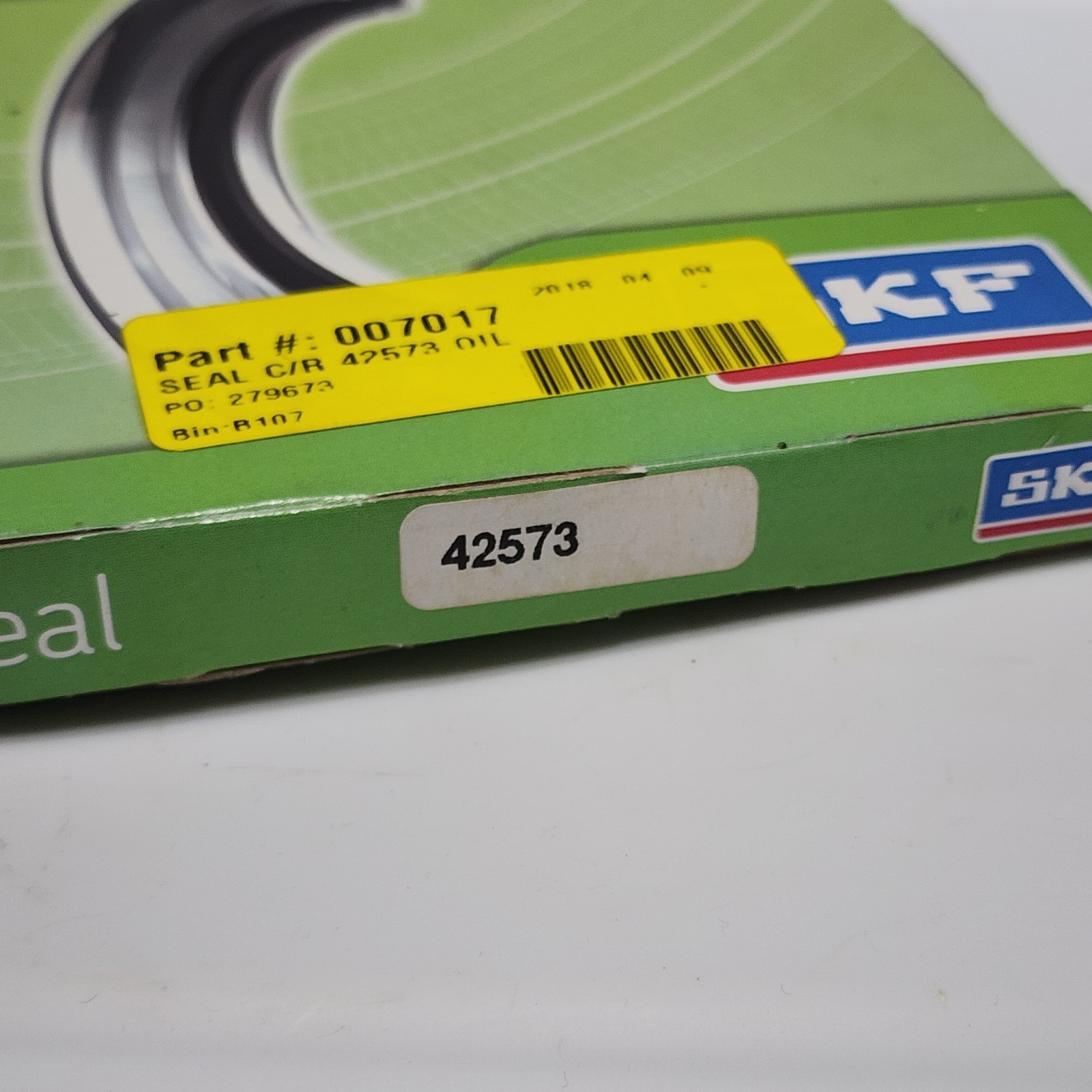 SKF 42573 Seal Single Lip Oil Seal – Solid, 4.250 in Shaft Dia .751 in OD, 0.