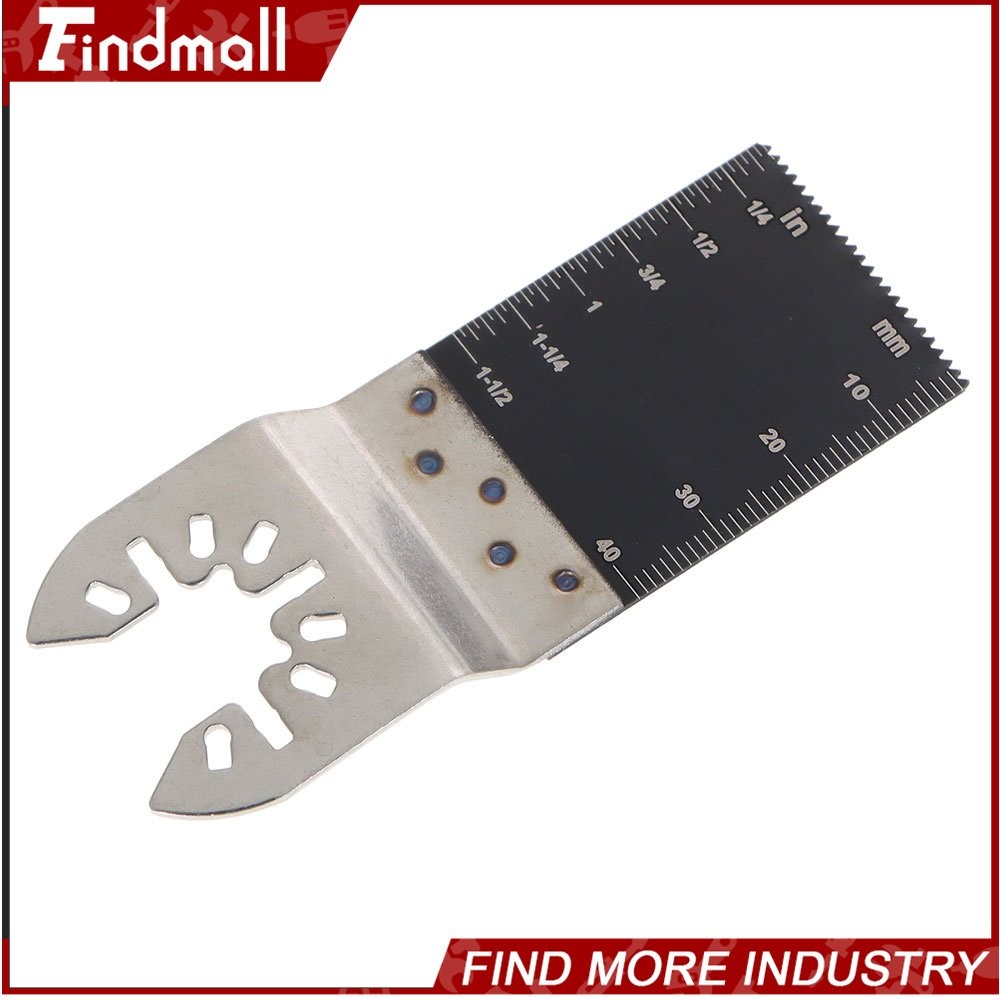 Findmall 20Pcs 35-89mm Bi-Metal Oscillating Multi Tool Saw Blades Wood Metal Cut