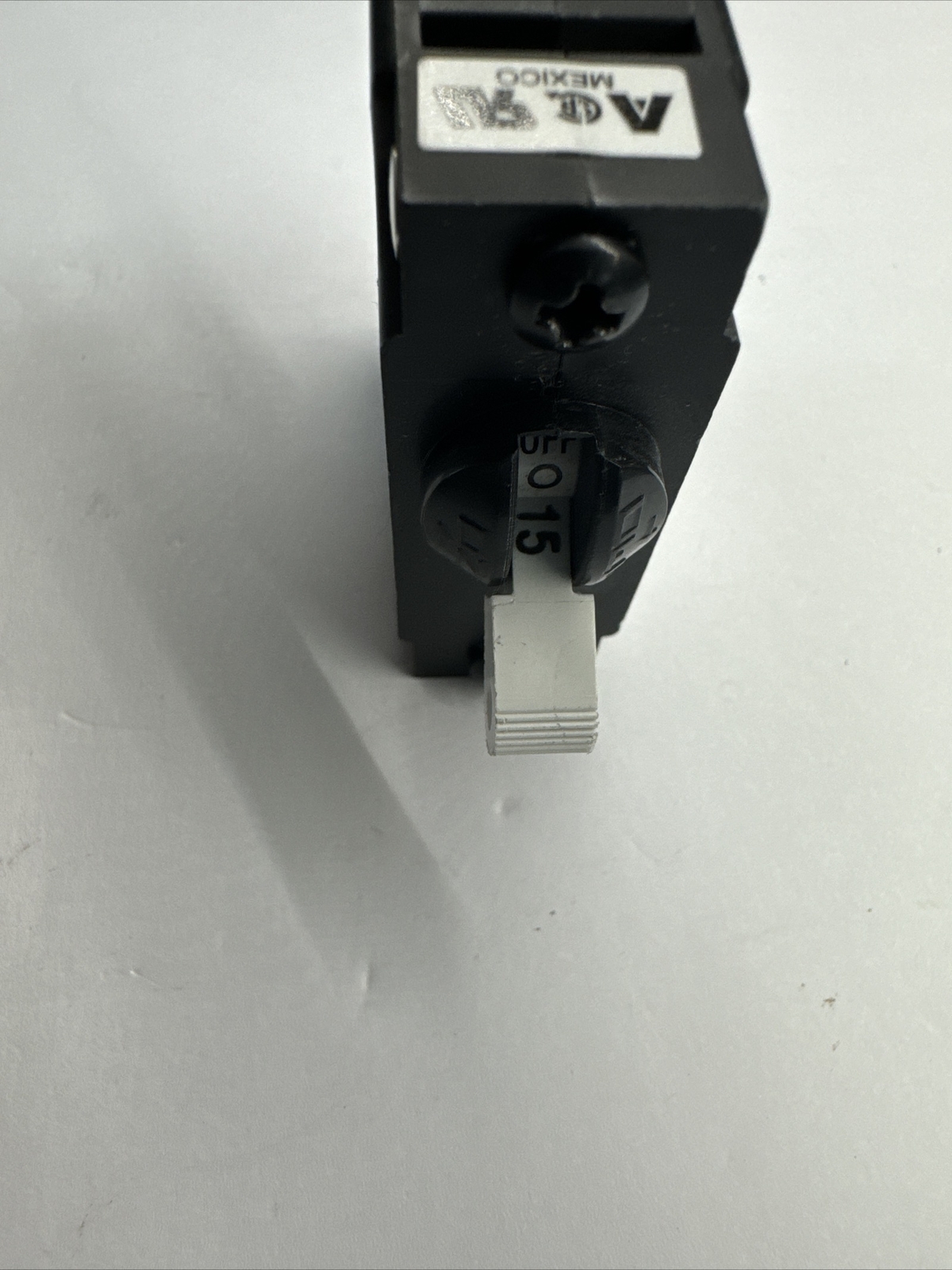 Airpax UPG IEG1 15A Marine Circuit Breaker Single Pole AC/DC Panel Mount Spade